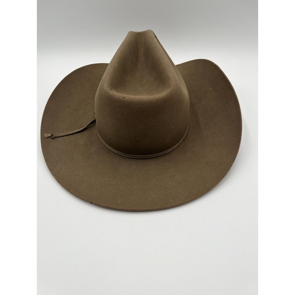 Vintage RESISTOL 2X Double X PECOS Cowboy Hat Brown Size 7 Review All Photos